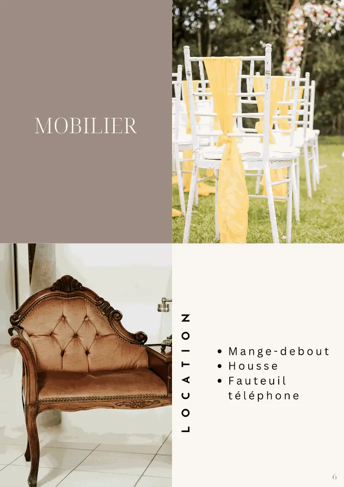 Location mobilier